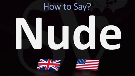 how to pronounce nude|nude adjective .